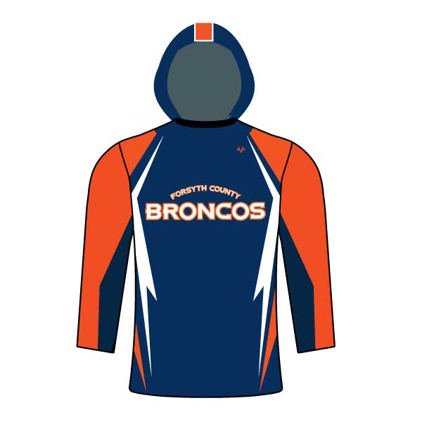 Football Sublimated Long Sleeve T-Shirt Hoodie