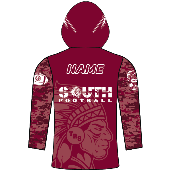 Sublimated Lightweight Hoodie back
