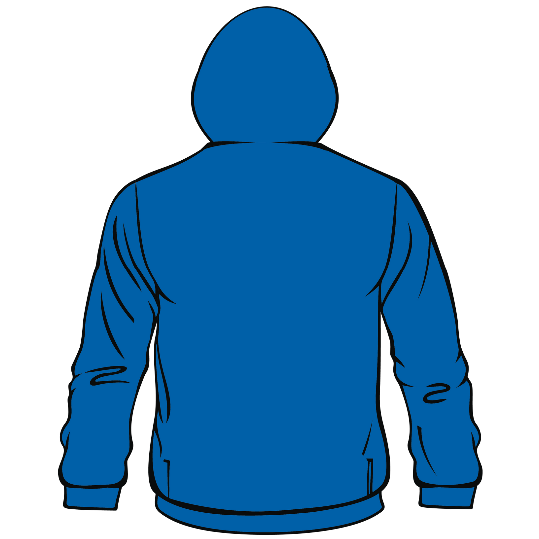 Heavyweight Hoodie - Blue Back