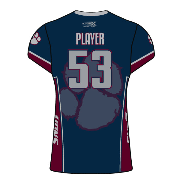 Football Sublimated Women's Cap Sleeve Jersey