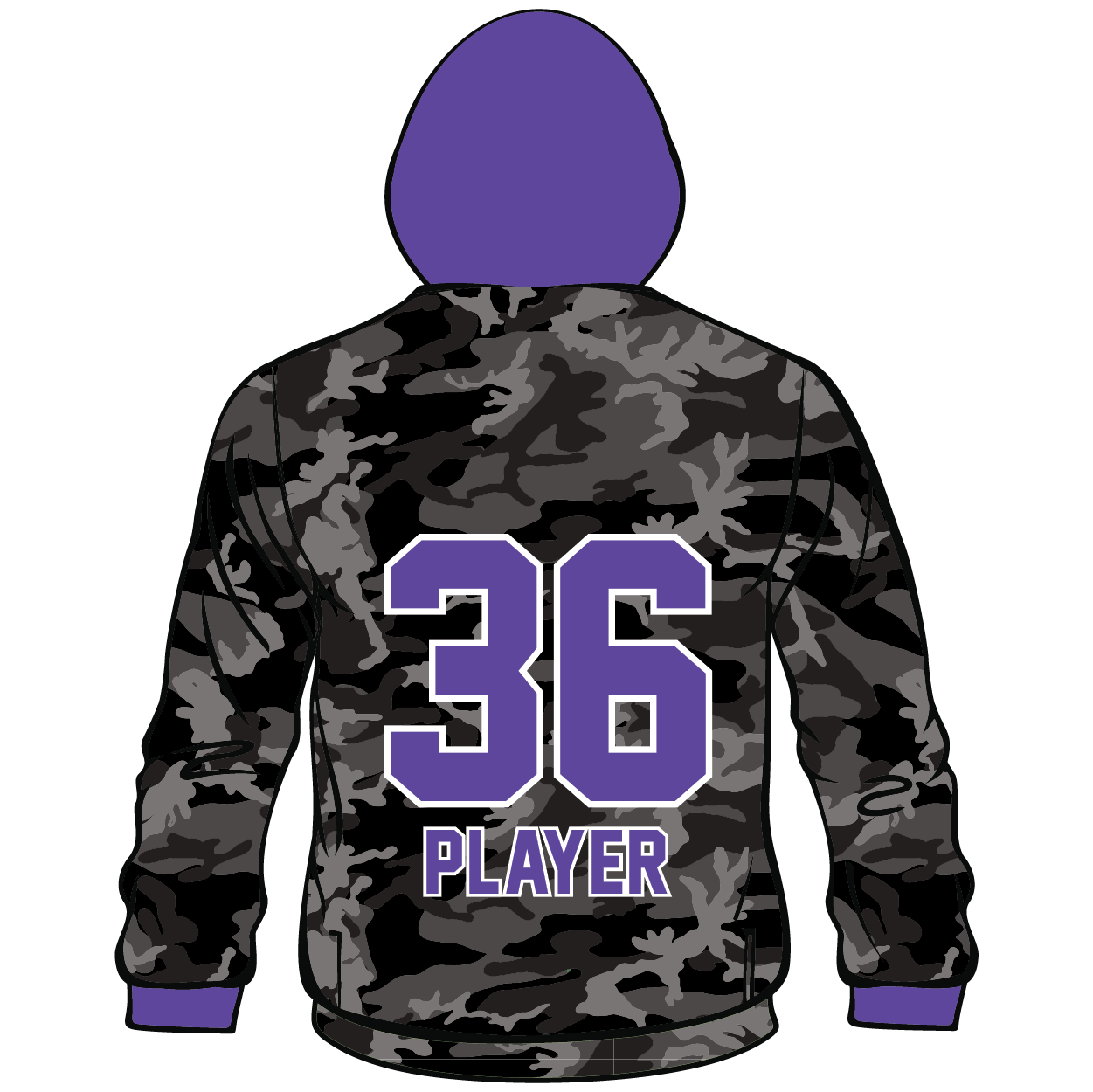 EVO9XSTORE Worcester Vikings Sublimated Hoodie Youth X-Large