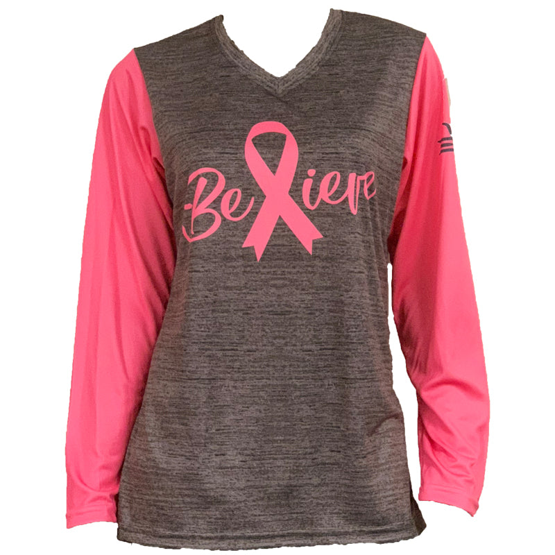 Awareness Sublimated Shirt Pink/Gray