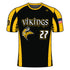 Evo9x SB VIKINGS Full Dye Sublimated Crew Neck Shirt Black