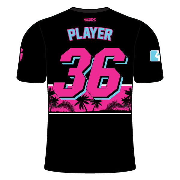 Softball Sublimated Crew Neck Jersey Black