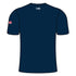 Sublimated Crew Neck Shirt Solid Navy Back