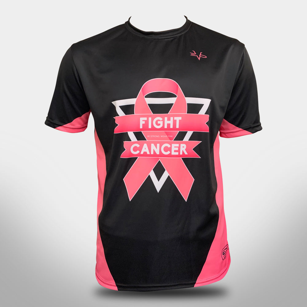 EVO9X Store EVO9X Full Sublimated Breast Cancer Awareness Jersey Fight Like A Girl XLarge