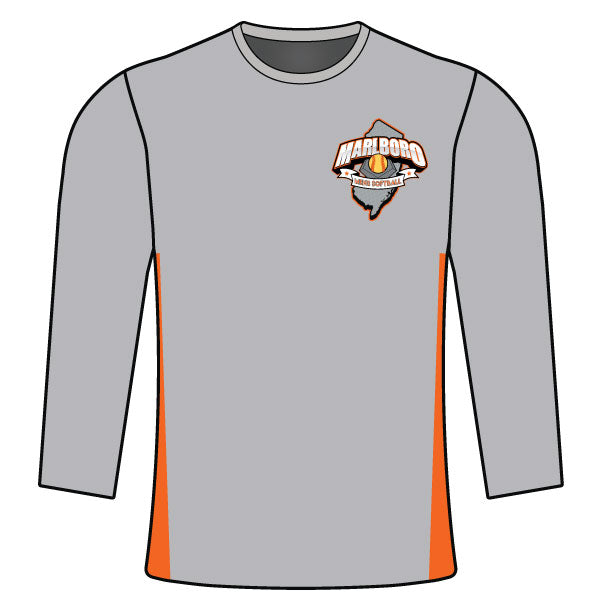 Sublimated Long Sleeve Jersey Grey