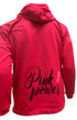 Sublimated Hoodie Hot Pink Back