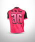 Sublimated Breast Cancer Awareness Jersey Back
