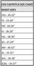 Evo fastpitch size chart