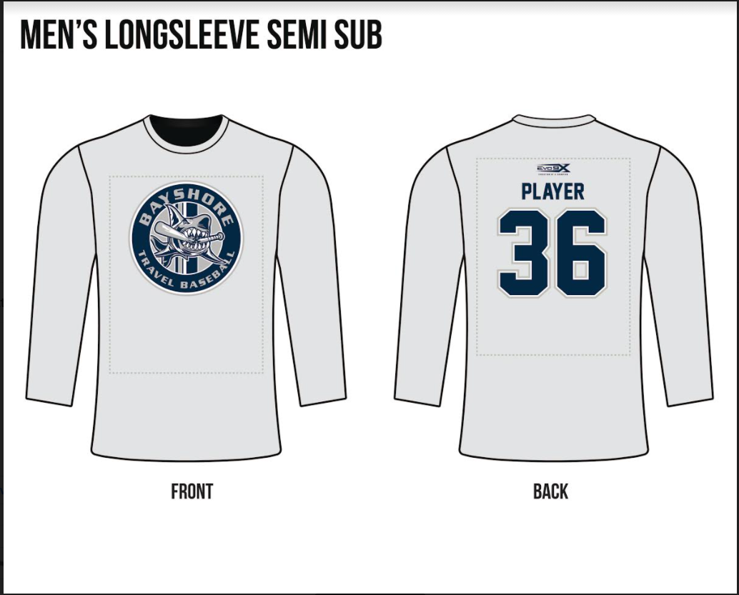 9U Semi Sublimated Long Sleeve Shirt