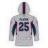 BASKETBALL Sublimated T-Shirt Hoodie Back
