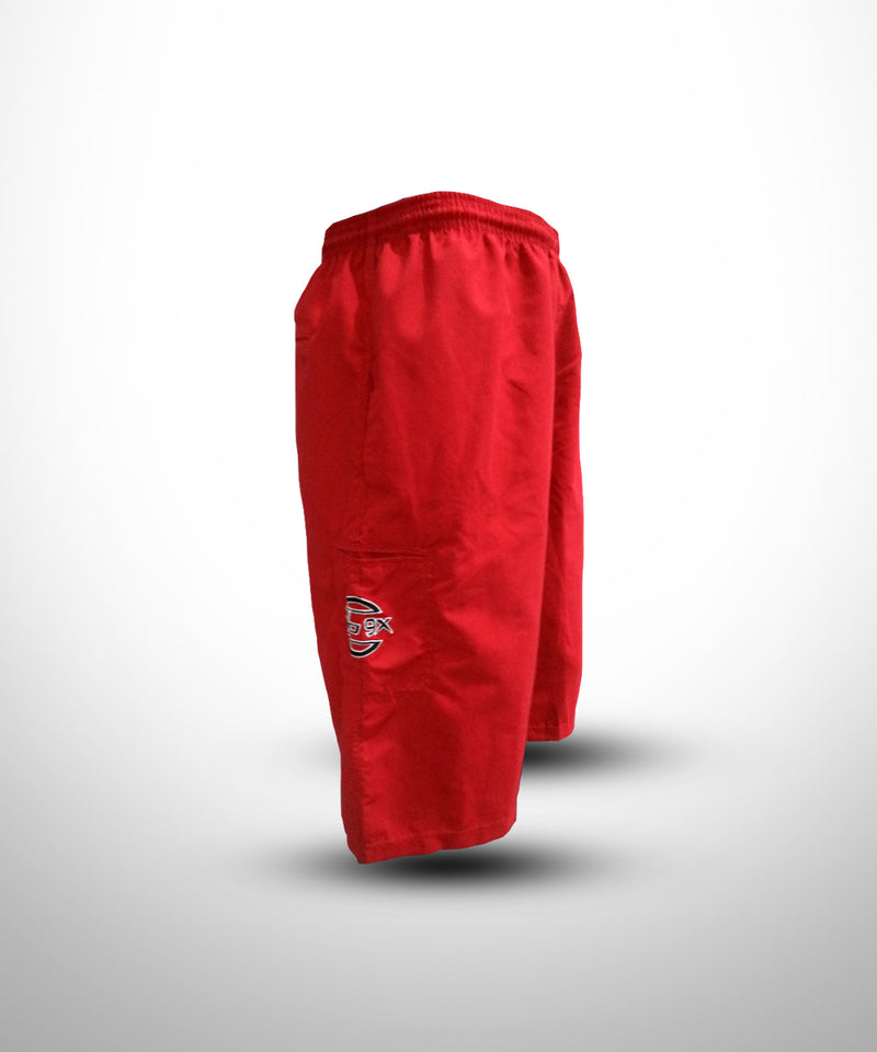 Red Semi Micro Fiber Shorts K9 for Warriors - Evo9x Store