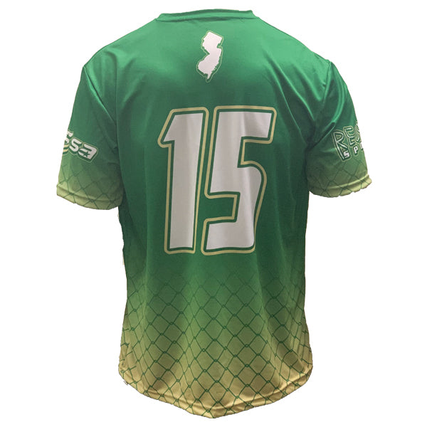 Sublimated Crew Neck Jersey Green Back