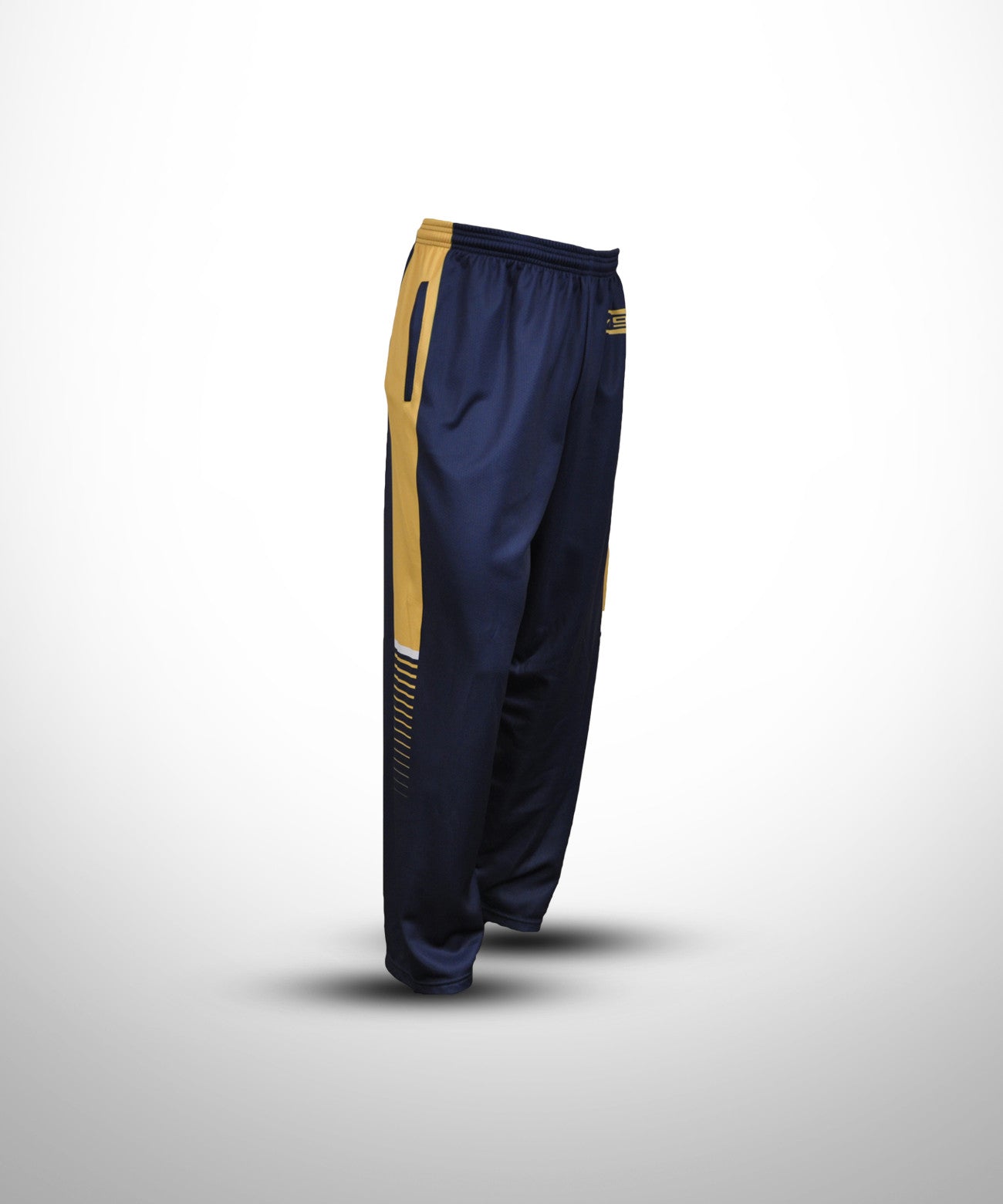 Sublimated Sweat Pants Navy Blue/Yellow