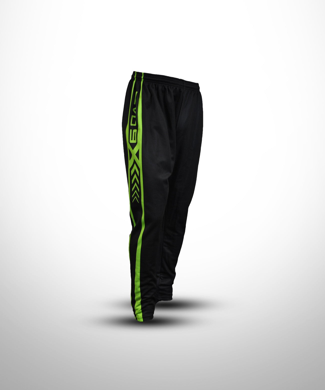 Sublimated Sweat Pants Black/Neon Green