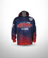 Full Dye Sublimated Hoodie NVY RED PATRIOT