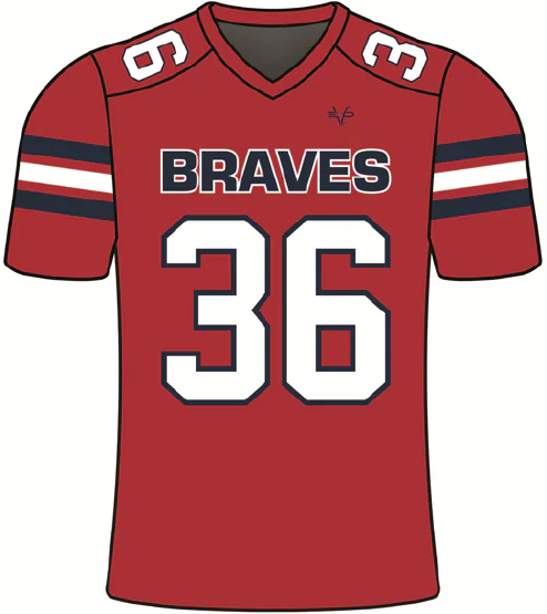 Sublimated Fan Jersey Red